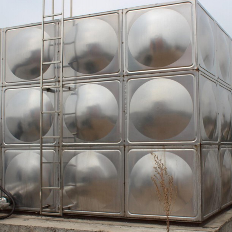 Stainless steel water tank customized 304 fire water tank combined rectangular domestic water tank