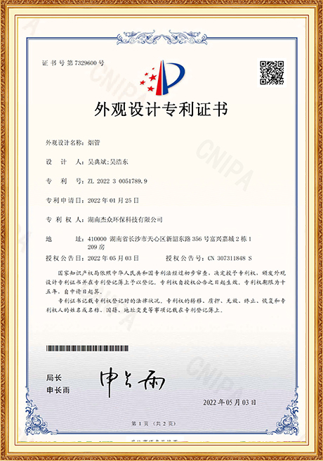 Certificate of honor