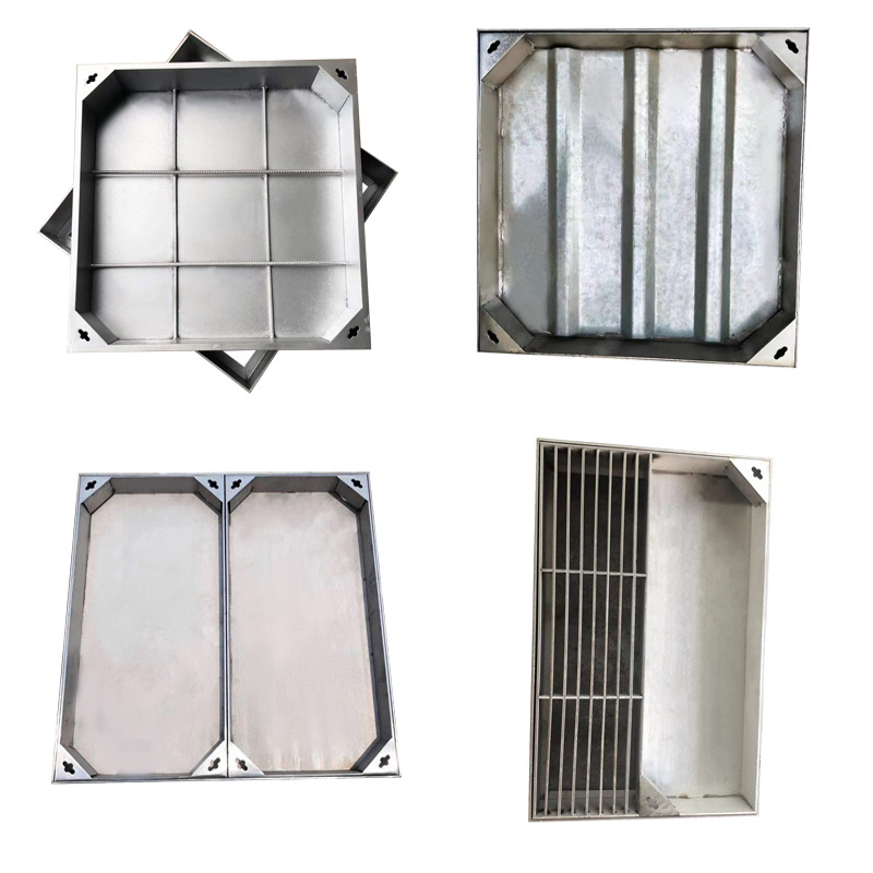 China factory metal fabrication services Custom ss iron cast parts waterproof stainless steel manhole covers